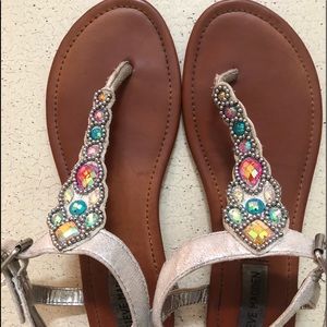 Steve Madden Women’s Rhinestone Thong Sandals